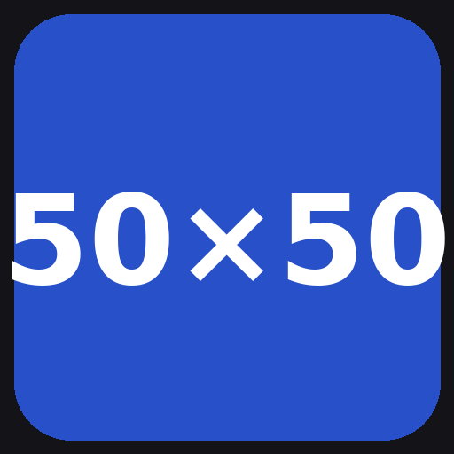 50 by 50